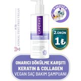 Laperas 400 ml Besleyici Onarıcı ve Dökülme Karşıtı Keratin Collagen Saç Bakım Şampuanı