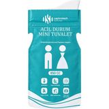 Laphrotech Acil Durum Mini Tuvalet 850 cc Tek Kullanımlık Sızdırmaz Emici Jelli Seyahat Idrar Torbası Araç Içi Trafik Kamp Karavan Uzun Yol Deprem Çantası Çocuk Yaşlı Bakım - 8li Paket