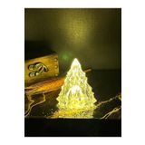 Lapidaria Kristal Elmas Teklli Çam Ağacı Mum Seti 8 Cm Yılbaşı Led Mum, Sarı, TYCPW6UTXN169920025401317