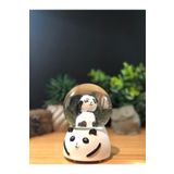 Lapidaria Panda Temalı Işıklı Müzikli Kar Küresi Orta Boy