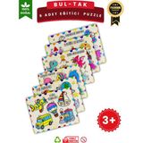 Lapin Deney Atölyesi Ahşap Eğitici Puzzle Seti – 6’lı Eğitim ve Keşif Paketi Puzzle Oyuncak