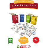 Lapin Deney Atölyesi Geri Dönüşüm Oyunu – Ahşap 4’lü Stem Eğitim Seti Dıy Kendin Yap
