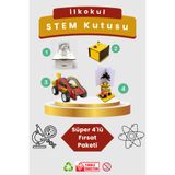 Lapin Deney Atölyesi İlkokul STEM Kutusu - Kendin Yap Stem Bilim ve Deney Seti - DIY Montessori Eğitim - Maker Set