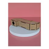 Lapin Deney Atölyesi Periskop – Kendin Yap Stem Bilim ve Deney Seti - Maker Set - Ahşap (Boyanabilir) Yüzey