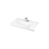 Lapino Quattro 60 cm Konsollu Etejerli Beyaz Renk Lavabo