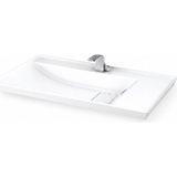 Lapino Quattro Etejerli Lavabo 80 cm Beyaz (8080)