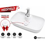 Lapino Tezgah Üstü Lavabo 60*40 cm Premıum Class ESV-16260