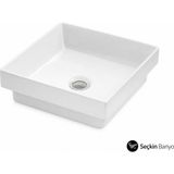 Lapino Tezgah Üstü Lavabo Kare 40 cm Beta ESV-6240