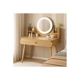 Lapiri 1.sınıf Premium Kalite %100 Mdf Aynalı Led Işıklı Makyaj Masası (MM1006B)