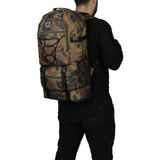 Lapiri Büyük Boy Su Geçirmez Yüksek Kaliteli Çok Bölmeli Unisex Outdoor &seyahat Sırt Çantası &kamp Çantası - Kahverengi
