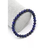 Lapis Lazuli Doğal Taş Bileklik 6 Mm Küre Kesim - Blk-2370