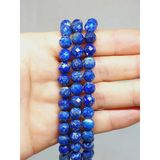 Lapis Taşı Faset Kesim Dizi 8mm (54330)