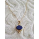 Lapis Taşı Gümüş Kolye