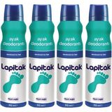 Lapitak 4x150 ml Ayak Deodorantı