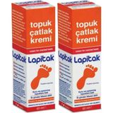 Lapitak Topuk Çatlak Kremi - Etkili Onarım ve Nemlendirme Özelliği, 2×60 ml