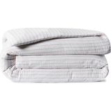 L’appartement Airply Stripe White Blush Çizgili Pamuklu Çift Kişilik Nevresim 200 x 220 cm - Standart