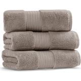 L’appartement Chicago Fibrosoft® Warm Gray Pamuklu Tekli Banyo Havlusu 70 x 140 cm - Standart