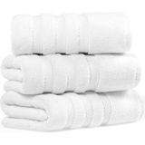 L’appartement Kinsey Aerocotton® White Pamuklu Tekli Banyo Havlusu 70 x 140 cm - Beyaz - Standart