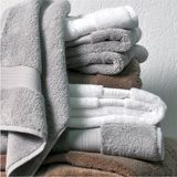 L’appartement Robin Aerocotton® White Pamuklu Tekli Banyo Havlusu 70 x 140 cm - Beyaz - Standart
