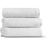 L’appartement Slim Ribbed Fibrosoft® Pamuklu Tekli Banyo Havlusu 70 x 140 cm - Beyaz - Standart