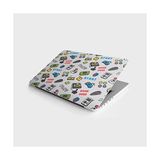 Laptop Bilgisayar Notebook Pc Kaplama Etiketi Atari Zemin - 00 Beyaz - Option-1