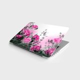 Laptop Bilgisayar Notebook Pc Kaplama Etiketi Pembe Güller - 00 Beyaz - Option-1