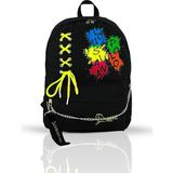 Laptop Bölmeli Okul Çantası Multicolor 1141 - Çok Renkli