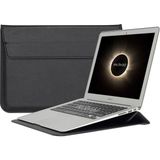 Laptop Kadın Erkek El Çantası MacBook Air Pro 13inc Bilgisayar NoteBook Kılıfı Su Geçirmez Çanta - Siyah
