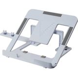 Laptop Macbook Stand Telefon Standlı Ayarlanabilir Kademeli Stand Beyaz