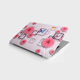 Laptop Sticker Bilgisayar Notebook Pc Kaplama Etiketi 3d Çiçek Kelebek