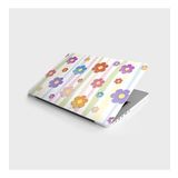 Laptop Sticker Bilgisayar Notebook Pc Kaplama Etiketi 3d Renkli Papatya