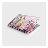 Laptop Sticker Bilgisayar Notebook Pc Kaplama Etiketi Amsterdam Yağlıboya Renkli