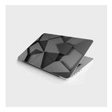 Laptop Sticker Bilgisayar Notebook Pc Kaplama Etiketi Gri Tangram