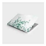 Laptop Sticker Notebook Pc Kaplama Etiketi Yeşil Çiçek