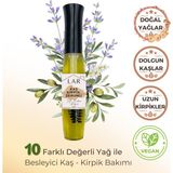 LAR Herbal Zengin İçerikli Kaş ve Kirpik Serumu 10 ml Besleyici Formül ile Gür Görünüm