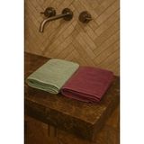 Lara Lisa Collection 2 Adet 70X140 Doğal Penye Ipinden Üretilmiş Banyo Havlusu Suyu Çabuk Emer Uzun Yıllar Yumuşak Kalır - 70 x 140 cm - Yeşil - Fuşya
