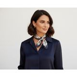 Lara Shawls Zeytin Dalı Fular - Lacivert