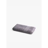 Lara Yüz Havlusu %100 Pamuk Bordürlü Koyu Gri 50x90 Cm 50x90 Koyu Gri