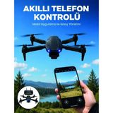 Laraheiser 99 Pro Akıllı Kamera Drone Katlanabilir Gövde 4K Hd Kamera ve App Kontrolü - Renkli