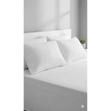 LaraLisa Collection Yastık Koruyucu 50x70 cm 2'li Fermuarlı Yastık Alezi Beyaz 50 x 70