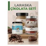 Laraska Çikolata Yapım Kiti Ham Kakao Tozu 150g Organik Tahin 300g Organik Hindistan Cevizi Yağı 150ml