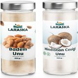 Laraska Glutensiz Un Seti Badem Unu 250G Hindistan Cevizi Unu 250G - 500 gr