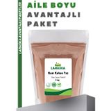 Laraska Natural Ham Kakao Toz 1kg - Raw Cacao Powder Aile Boyu Paket