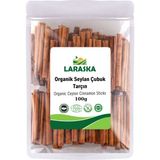 Laraska Organik Seylon - Seylan Çubuk Tarçın 100g - Organic Ceylon Cinnamon Sticks - 1 Adet