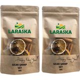 Laraska Yılbaşı Özel 2 Adet Premium Sıcak Şarap Seti 50 gr