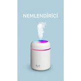 LaraTech 300 ml Ulrasonik Ledli Hava Nemlendirici Buhar Makinesi ve Aroma Difüzörü - Ahşap Rengi