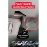 larenauto Citroen Berlingo - Peugeot Rifter - Proace - Doblo - Opel Cam Tavanlı Ara Bölme Demiri Kapakları 2 Adet