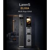 Larens Elixa F7 Pro Akıllı Kapı Kilidi – Yüz Tanıma, Parmak Izi, Şifre, Kart ve Tuya Uygulama Destekli - 1 Adet