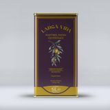Larga Vida 5 lt 400 +Polifenol Erken Hasat Naturel Sızma Soğuk Sıkım Zeytinyağı