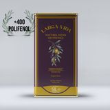 Larga Vida Naturel Sızma Zeytinyağı Erken Hasat Soğuk Sıkım 5 lt 400+polifenol